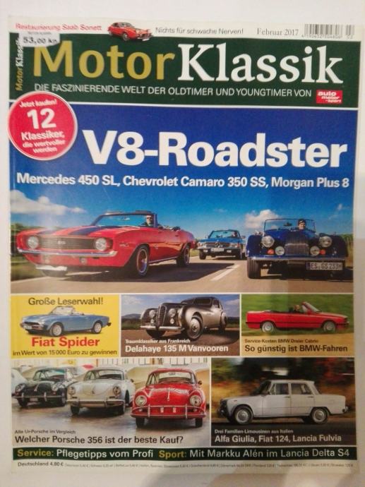 MOTOR KLASSIK auto časopisi