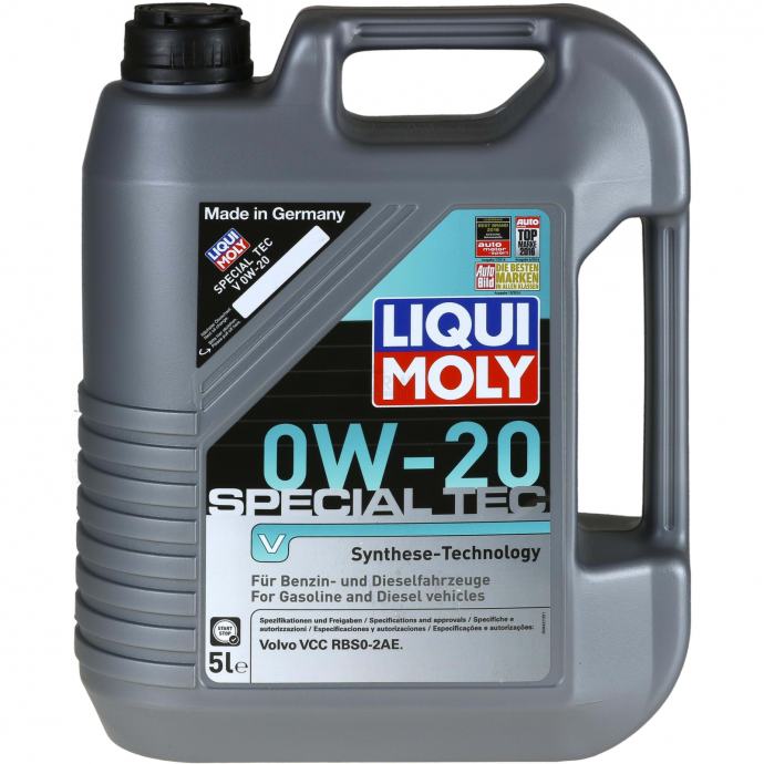 Motorno ulje Liqui Moly 0W-20 5L Special Tec V