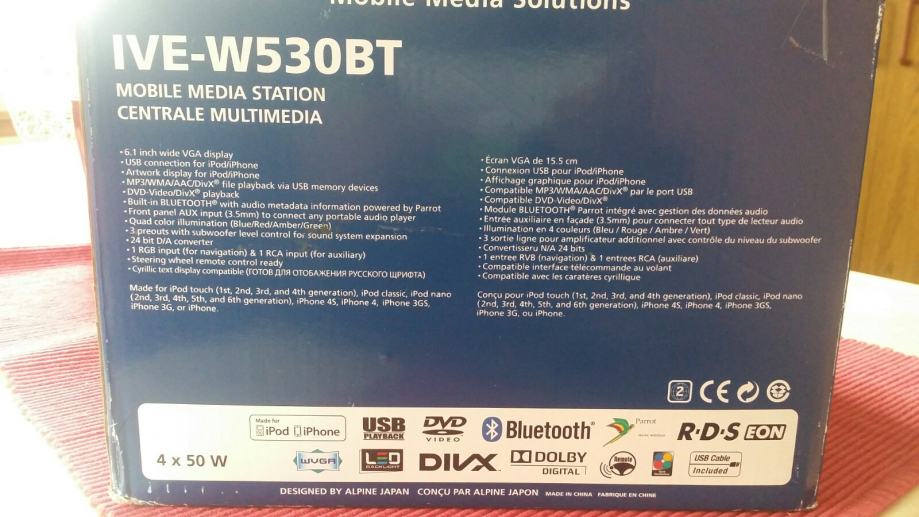 Alpine ive-w530bt