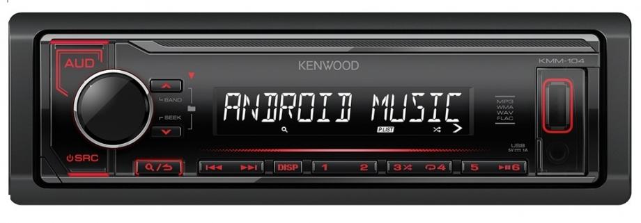 Auto radio KENWOOD KMM-104RY MP3, USB, AUX  #NOVI MODEL #