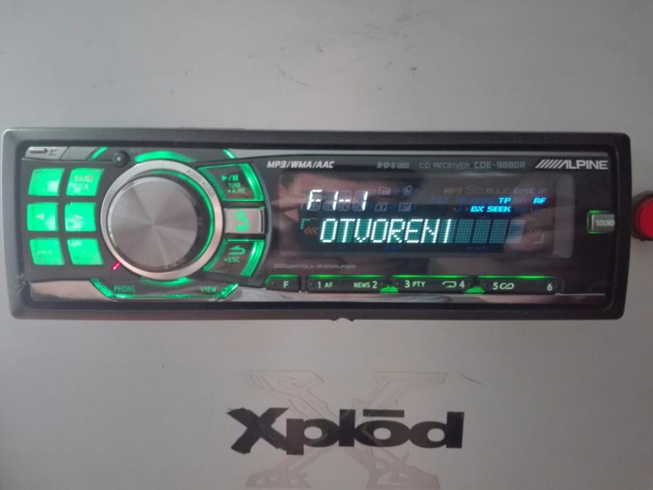 AUTORADIO ALPINE CDE-9880R