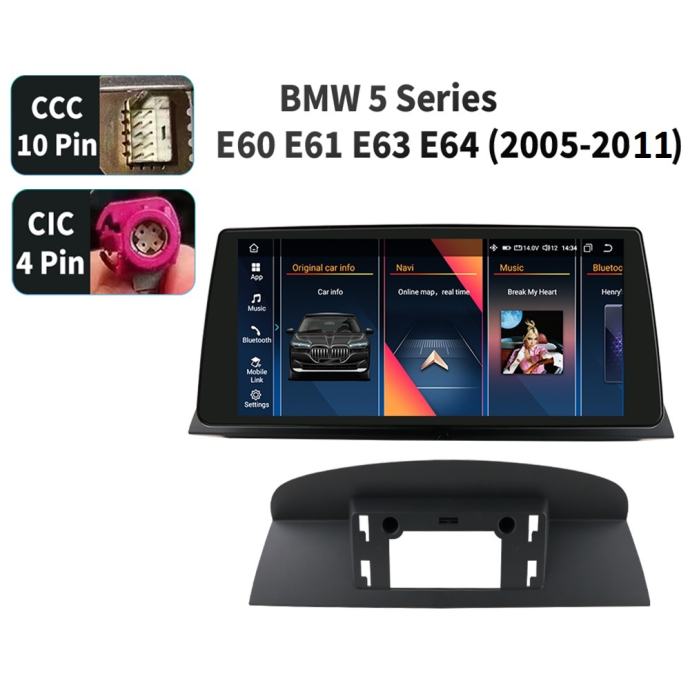 Autoradio Android BMW serije 5, E60 (04-11) CCC, CIC