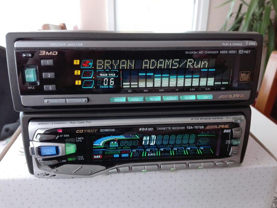 AUTORADIO MINIDISC CHANGER ALPINE MDA5051