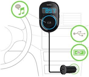 BELKIN car audio connect FM Bluetooth transmitter