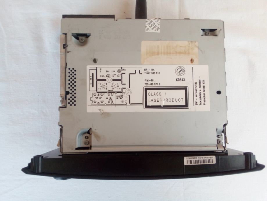 Blaupunkt AutoradioCD player za Fiat, kodiran, neprovjeren