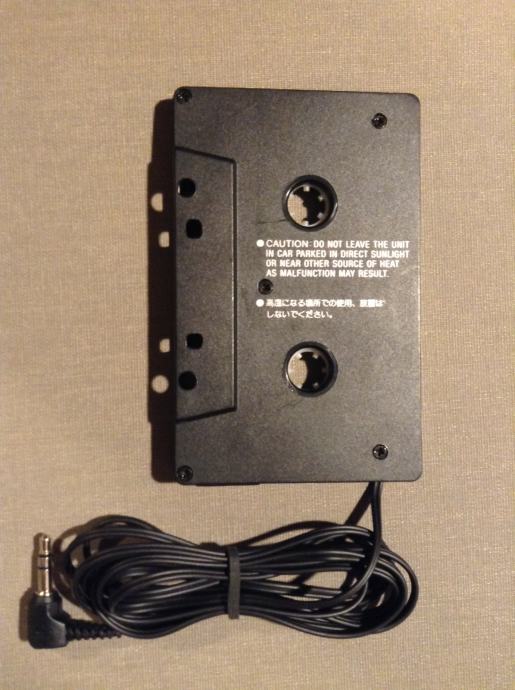 CAR AUDIO CASSETTE ADAPTOR