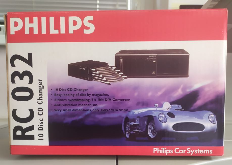 CD Changer, CD izmjenjivač, za auto, za 10 CD, Philips RC 032