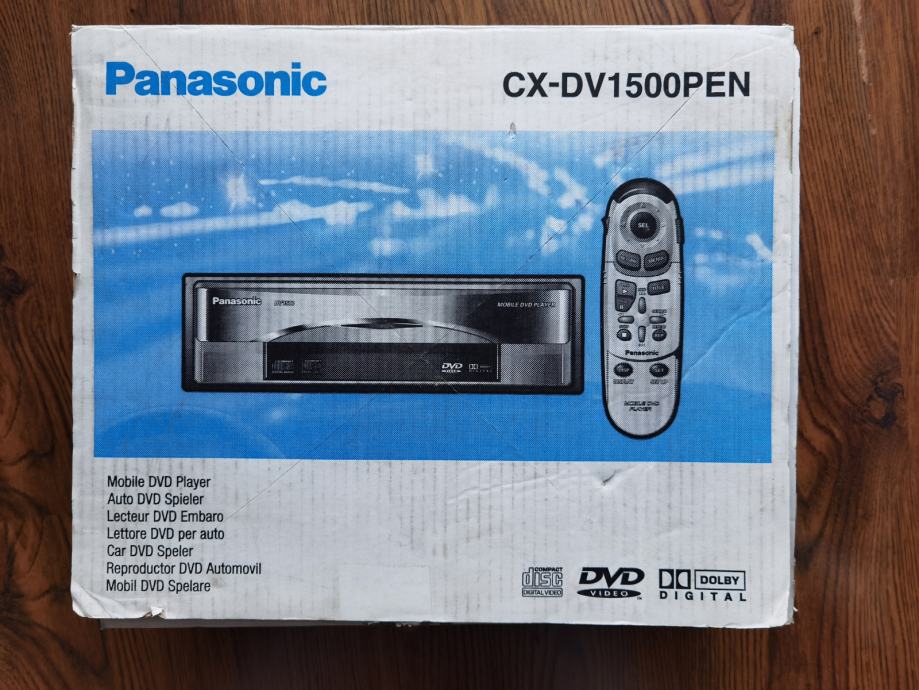 DVD player za auto Panasonic CXDV1500, novo, zapakirano...
