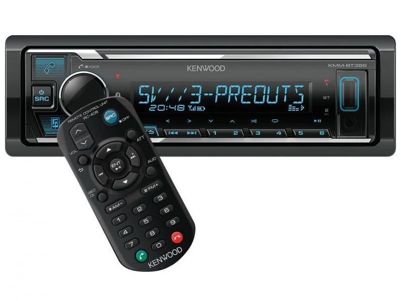 KENWOOD KMMBT356 ,Auto radio BLUETOOTH,USB, AUX , višebojni
