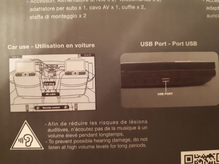 *MUSE TWIN CAR DVD PLAYER* M995 CVB