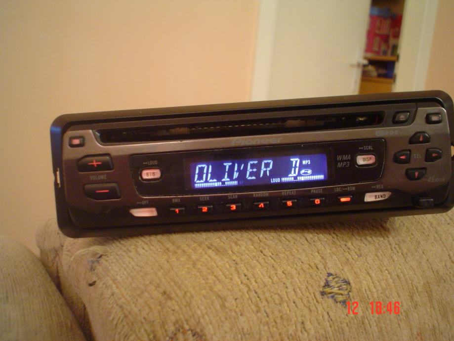 PIONEER autoradio cd,wma, MP3, 4x45w