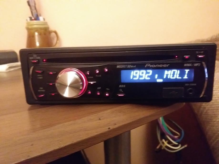 PIONEER cd,mp3, USB,wma,mosfet 4x50w