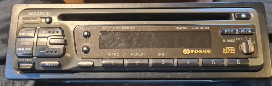 Sony CDX-4170R auto radio CD