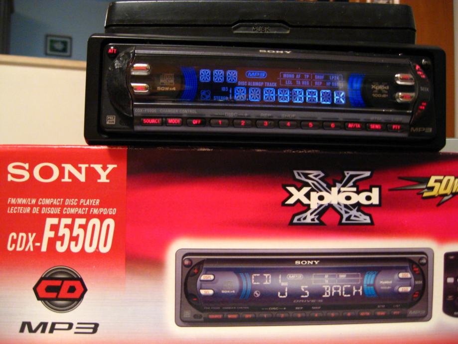Sony CDX-F5500 radio/CD/MP3 player