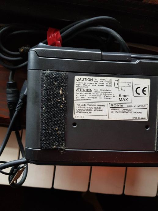Sony MDX61 MINI Disc Changer 6 Minidisc Car Changer