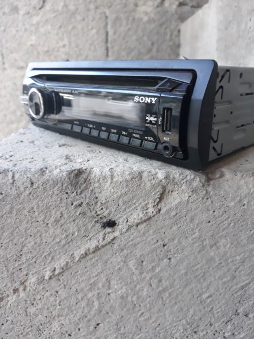 Sony radio USB AUX MP3 WMA AAC