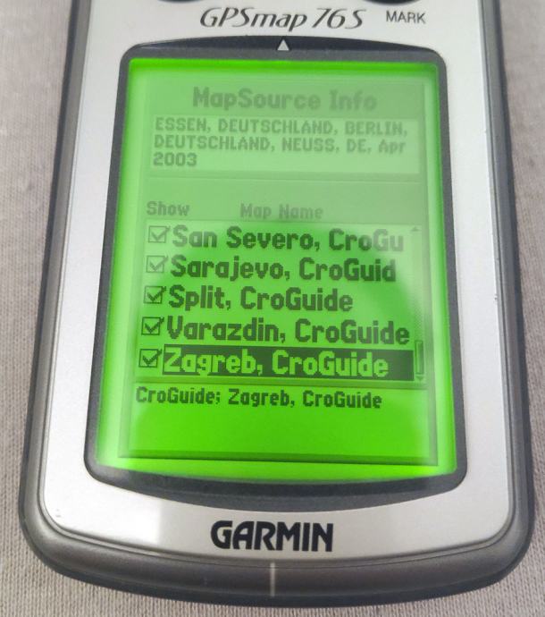Garmin GPSMAP 76S vodootporna GPS navigacija za planinare lovce šumare