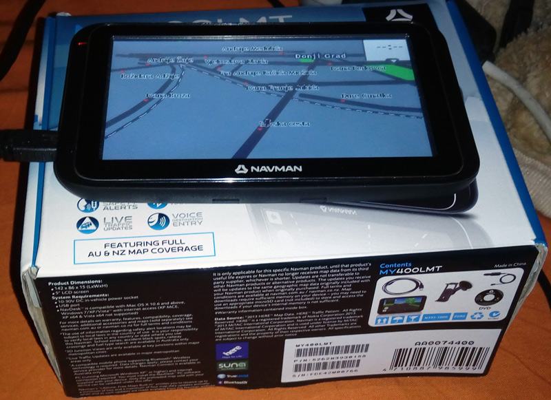 GPS navigacija Navman MY400LMT MY 400 LMT 5" bluetooth