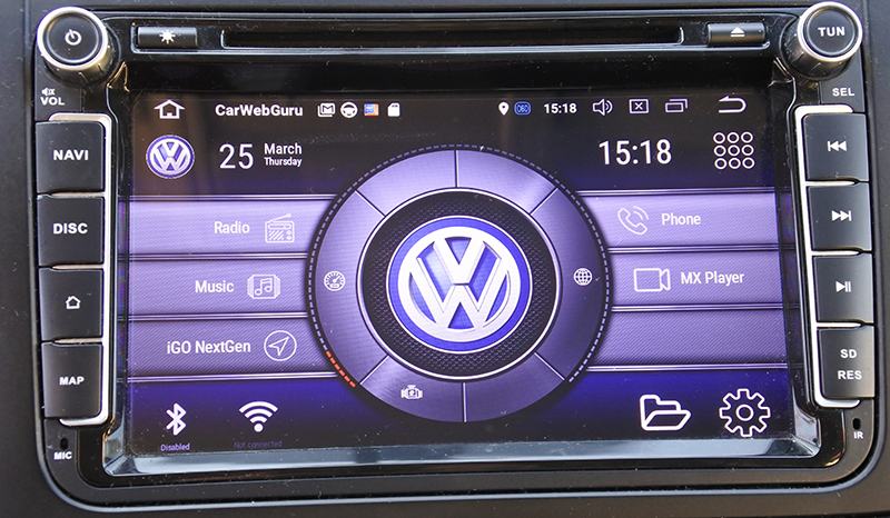GPS navigacija za VW Golf 6, 8 Inch, 4+32 Gb, ANDROID