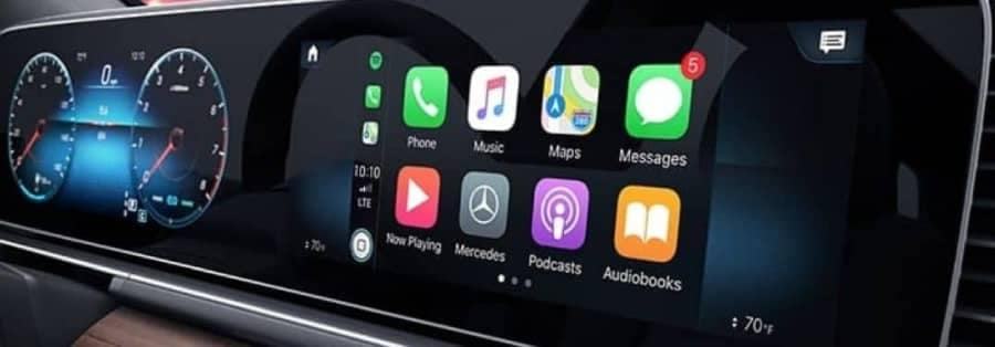 Mercedes  Apple carplay Android auto / Video u vožnji