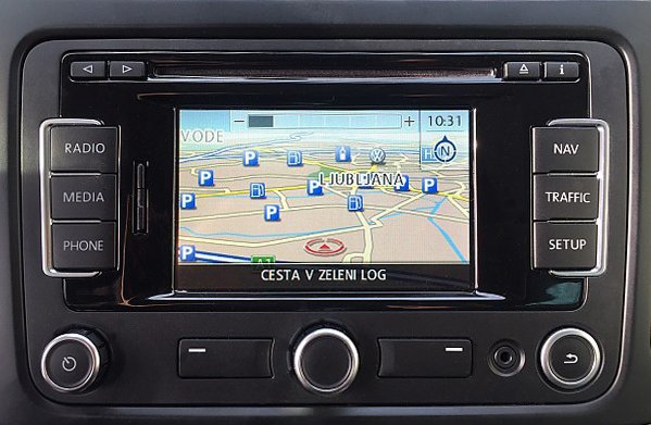VW SD CD navigacija RNS310, RNS315 Škoda, Seat, V.12, najnovije karte