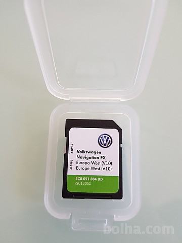 VW RNS310 karta Europa V12 SD kartica