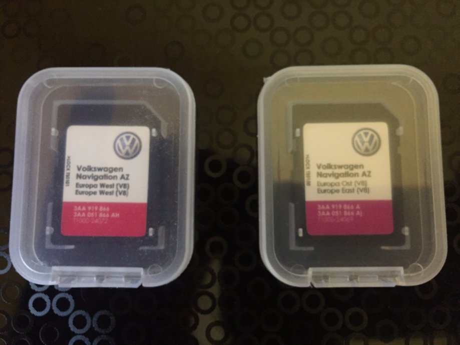 VW RNS315 / RNS310 ADMUNSEN+ SD/CD WEST/EAST (V12)