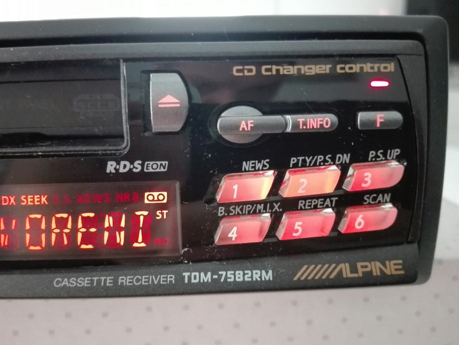 AUTORADIO ALPINE TDM-7582RM