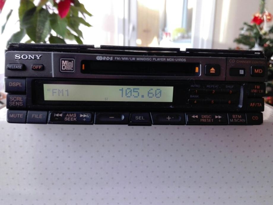 AUTORADIO MINIDISC SONY MDXU1RDS