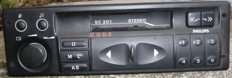 Dekodiran autoradio Philips SC 201 Stereo