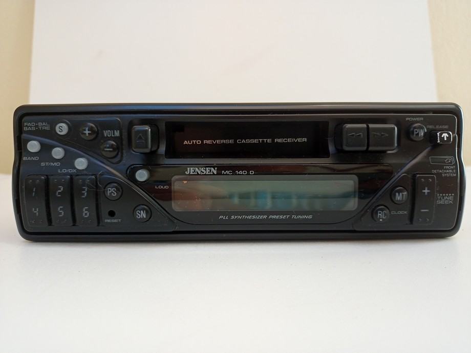 Jensen MC 140 D, radio-kasetofon, neispravan