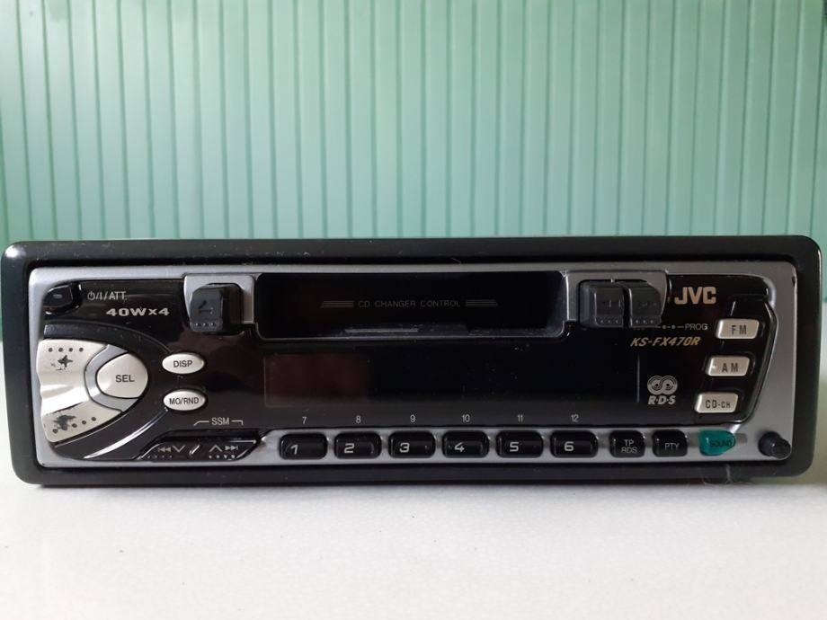 JVC KS-FX470R radio-kasetofon, sa limom i okvirom