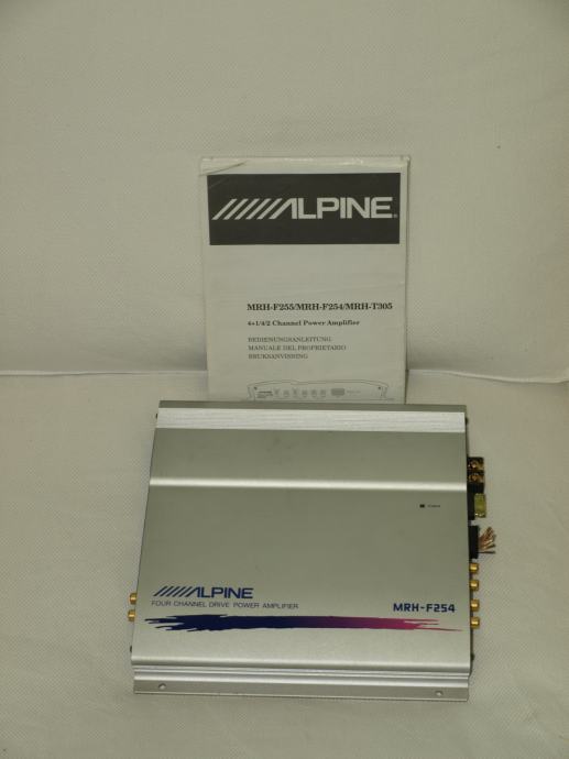 Alpine MRH-F254 4-kanalno auto pojačalo -SNIŽENO, SNIŽENO