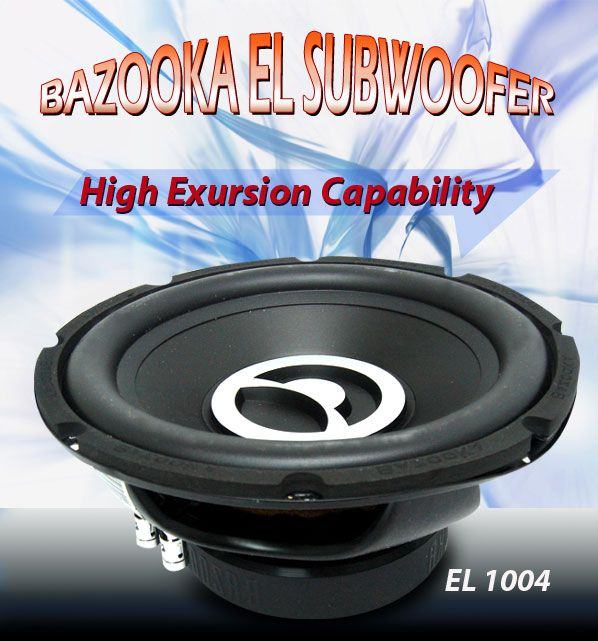 BAZOOKA auto subwoofer MADE IN USA