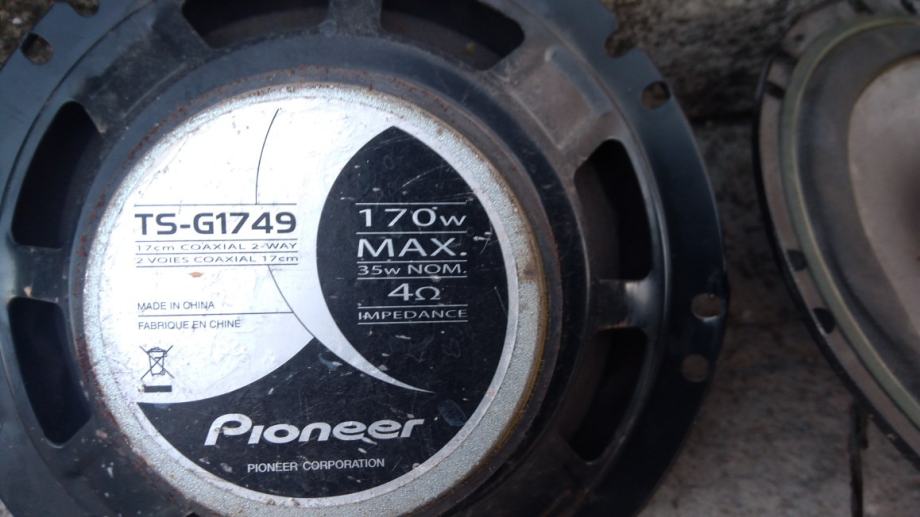 AUTO ZVUČNICI MARKE PIONEER 170 w