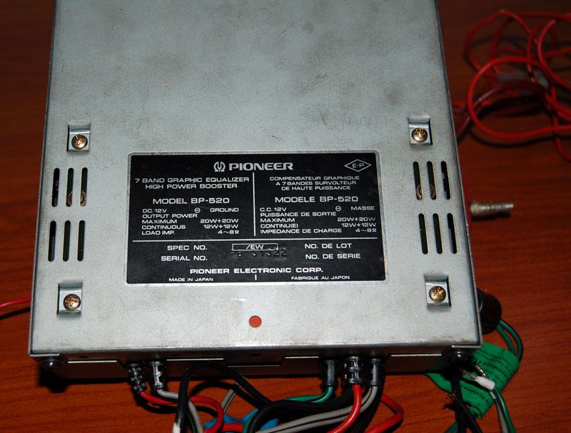 pioneer-graphic-equalizer-model-bp-520-20-20w