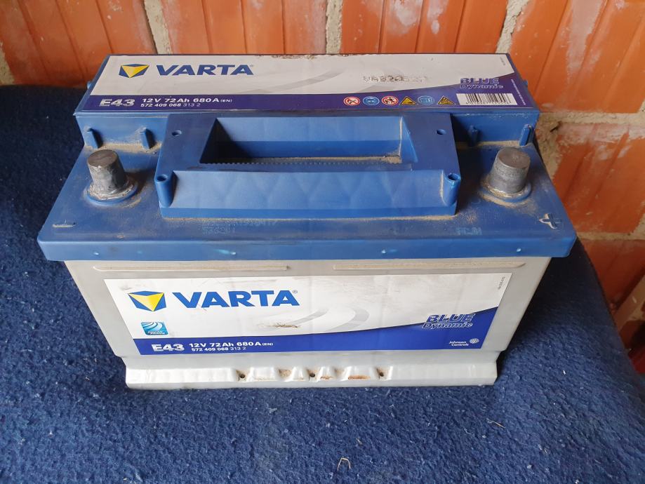Akumulator VARTA E43 12V 72Ah 680A