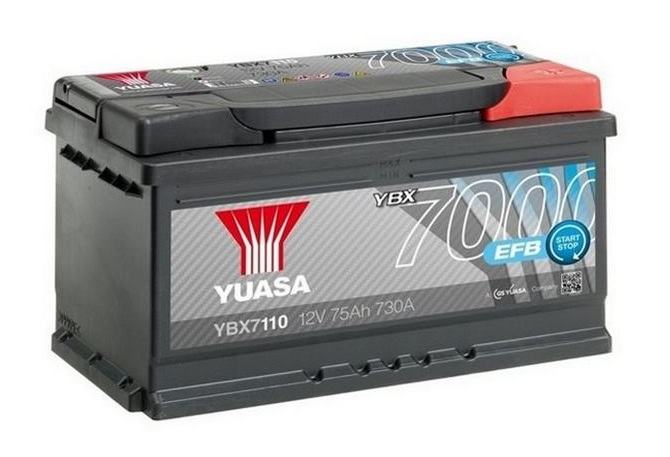 Akumulator Yuasa 7000 EFB START/STOP 12V-75Ah D