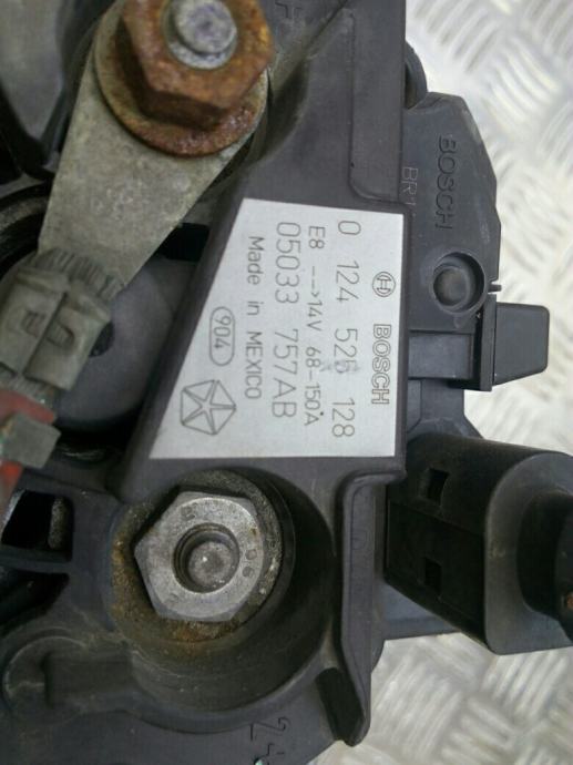 ALTERNATOR JEEP PATRIOT 2,0 CRD 09.g K05033757AB