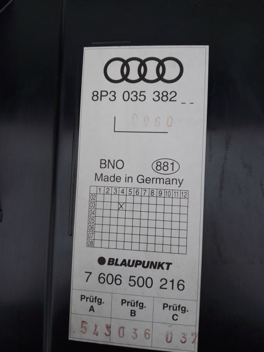 Subwoofer (caisson De Basses) AUDI A3 Sportback 8PA 2.0 TDI 110kw - Réf 8P3035382, Occasion