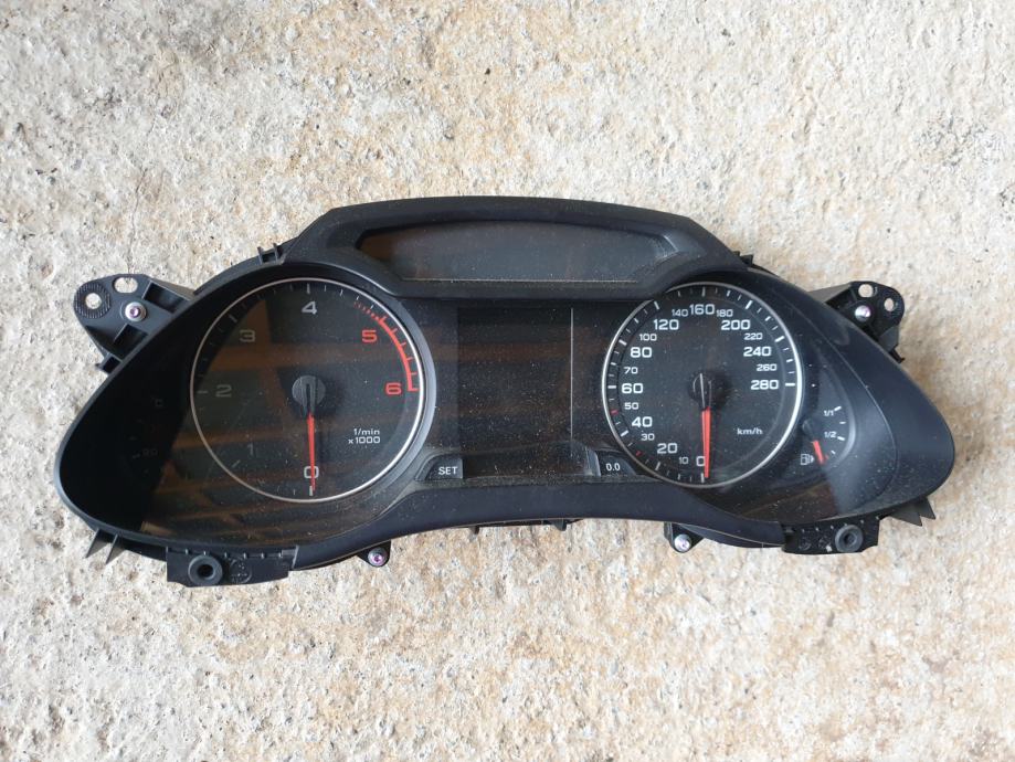 Audi A4 A5 2008 2011 INSTRUMENT TABLA / KILOMETAR SAT ZA DIESEL