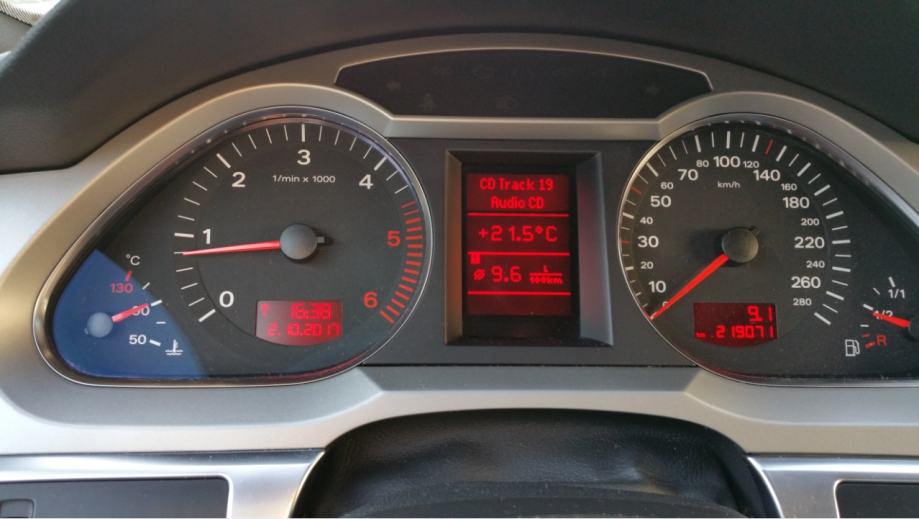 Audi A6 C6 Instrument tabla