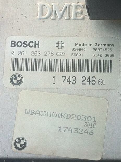 Bmw E36 316i procesor DME i EWS
