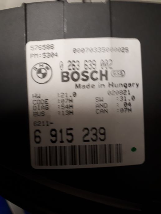 Bmw e46 instrument tabla