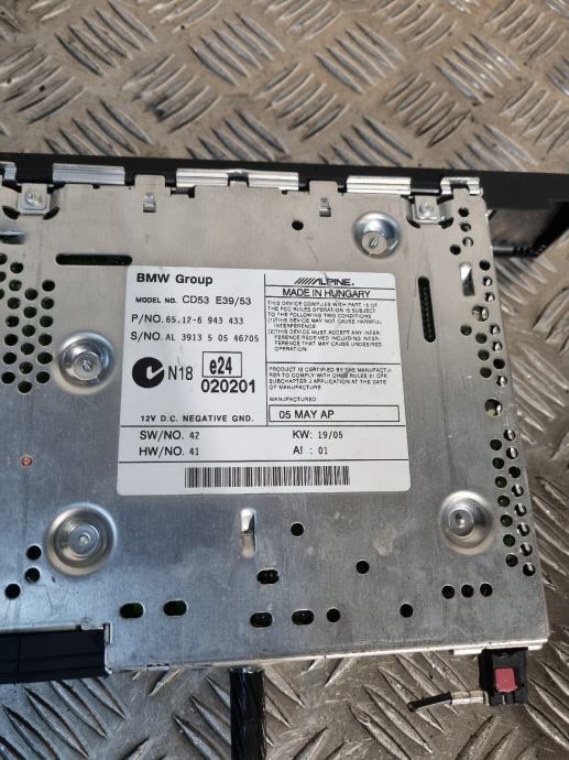 CD player BMW X5 E53 6943433