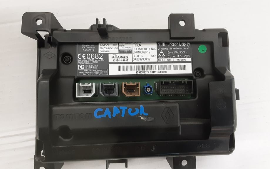 Ekran Renault Captur tomtom / 259158357R