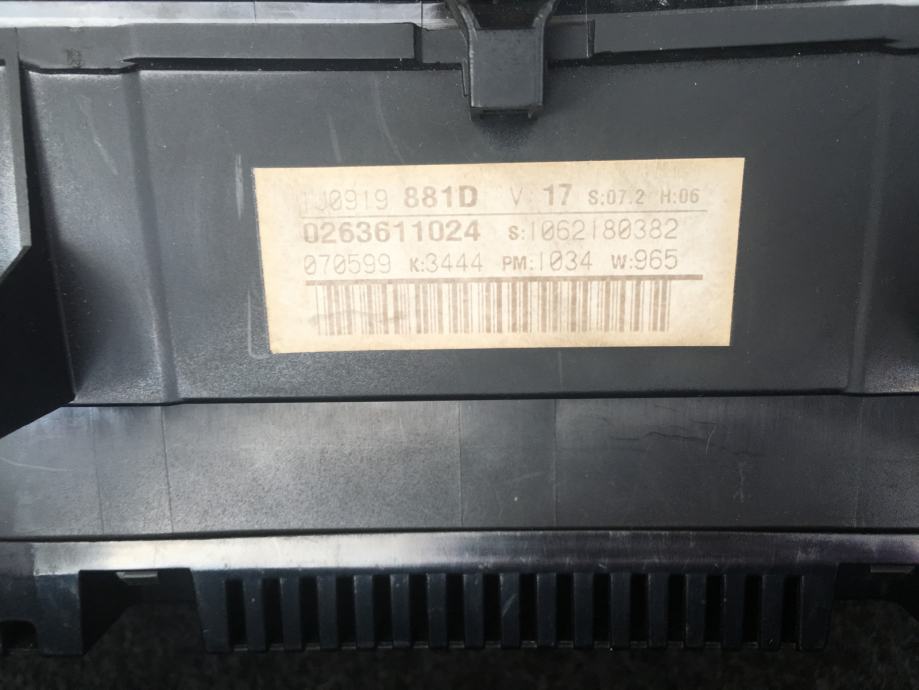 Golf IV 4, instrument tabla 1J0919881D