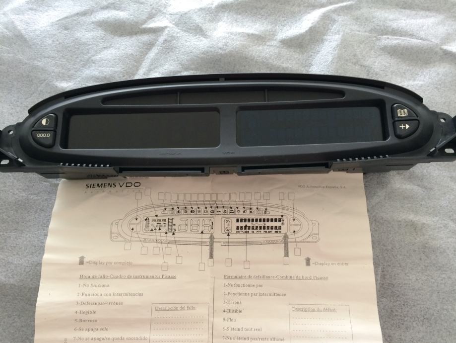 Instrument tabla XSARA PICASSO