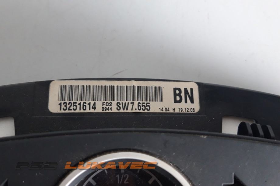 OPEL ASTRA H INSTRUMENT TABLA ASTRA H KILOMETAR SAT 13251614