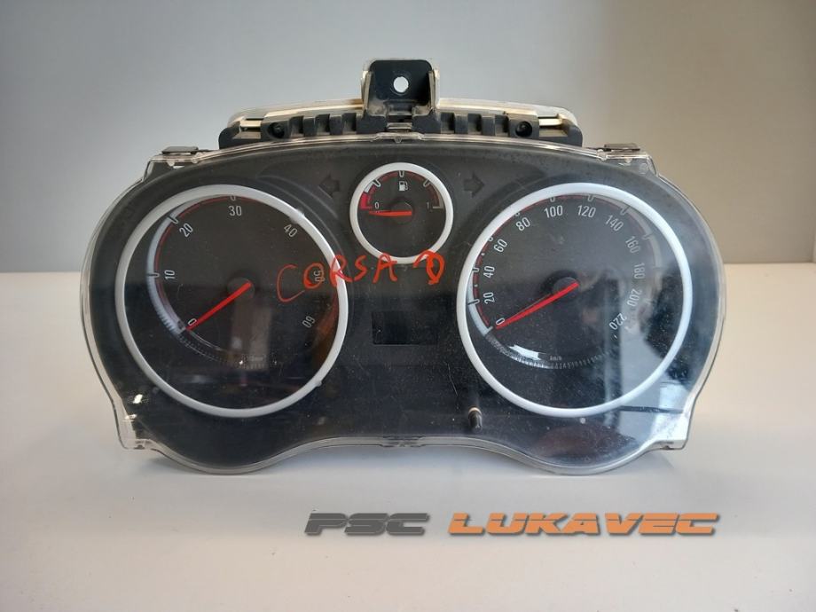 OPEL CORSA D KILOMETAR SAT INSTRUMENT PLOČA 1303304B 20062014.